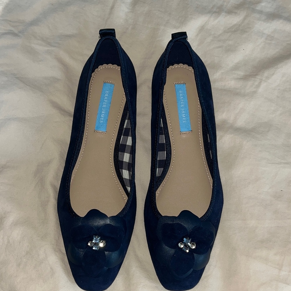 Draper James Rosemary Blue flats size 7